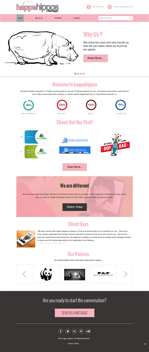 Wordpress Design by pb for this project | Design: #4080238