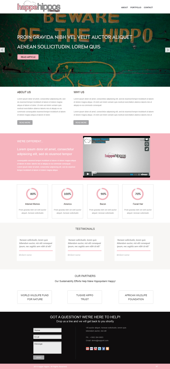 Wordpress Design by pb for this project | Design #4080243