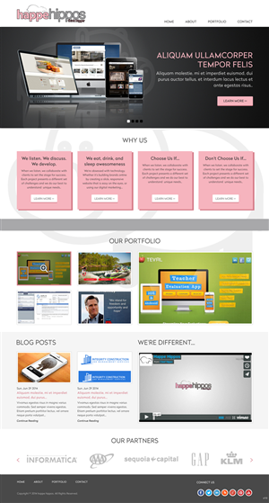Wordpress Design by pb for this project | Design: #4084805