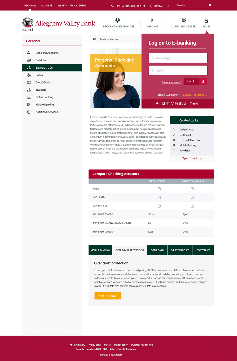 Bold, Personable, Financial Web Design for a Company by Akhilwebfolio ...