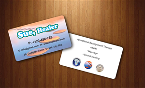 Talented energy healer needs business card design | Business Card Design by Sbss