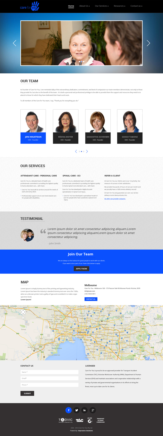 Web Design par Impressive Sol pour CFY Pty Ltd | Design #4017301