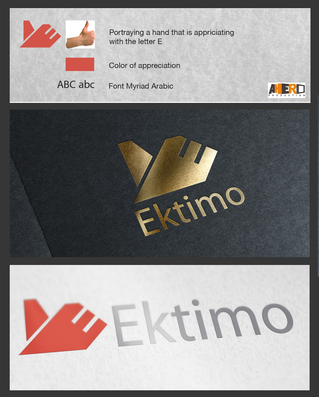 Logo-Design von Ahero Production für dieses Projekt | Design #4027468