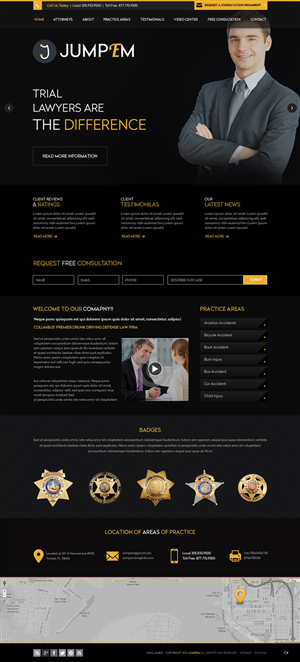 Web Design by pb for Jumpem, LLC | Design: #4025445