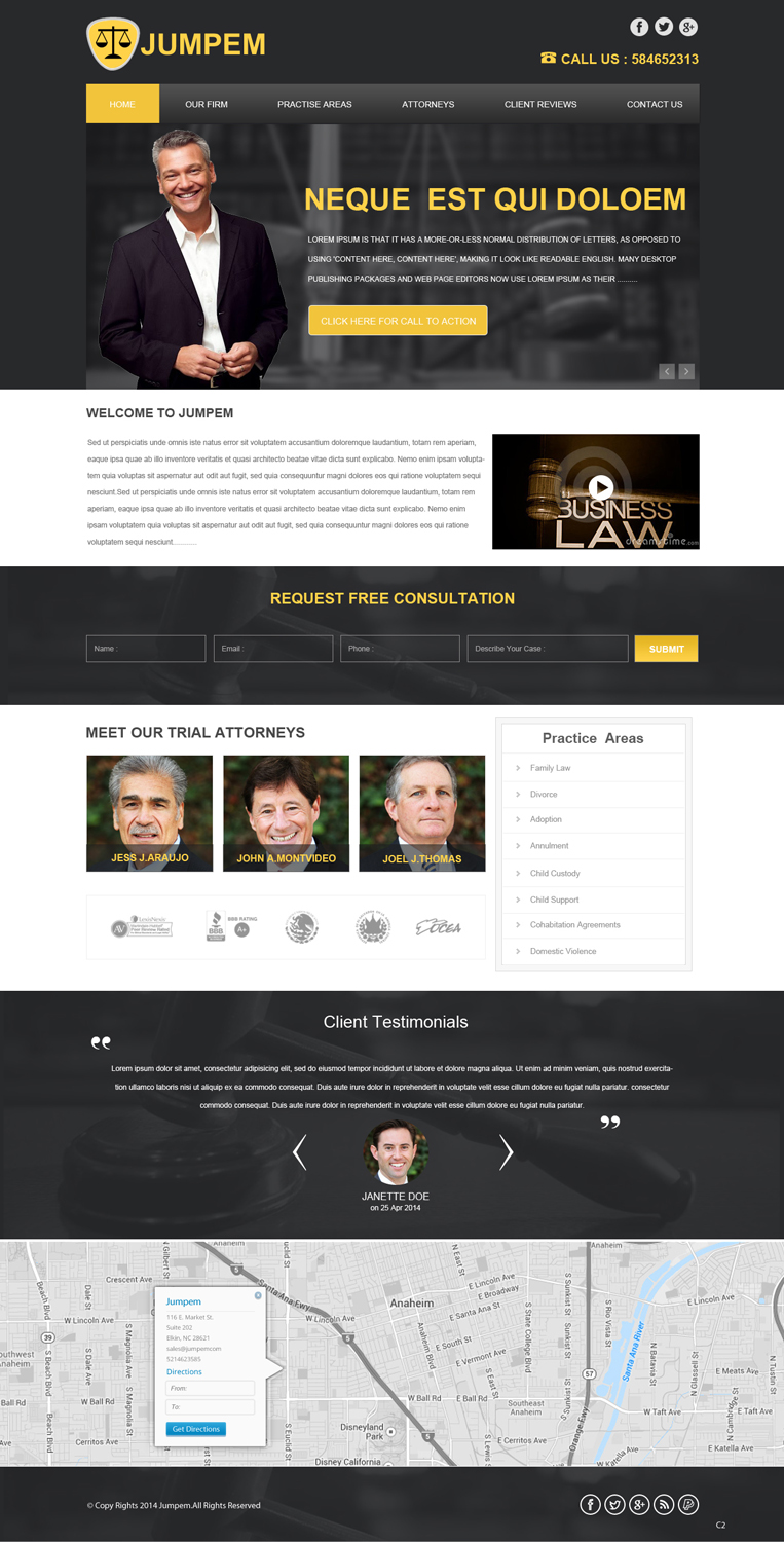 Web Design by pb for Jumpem, LLC | Design #4025447
