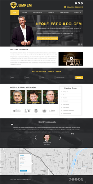 Web Design by pb for Jumpem, LLC | Design: #4025447