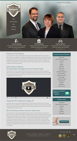 Web Design by pb for Jumpem, LLC | Design: #4025449