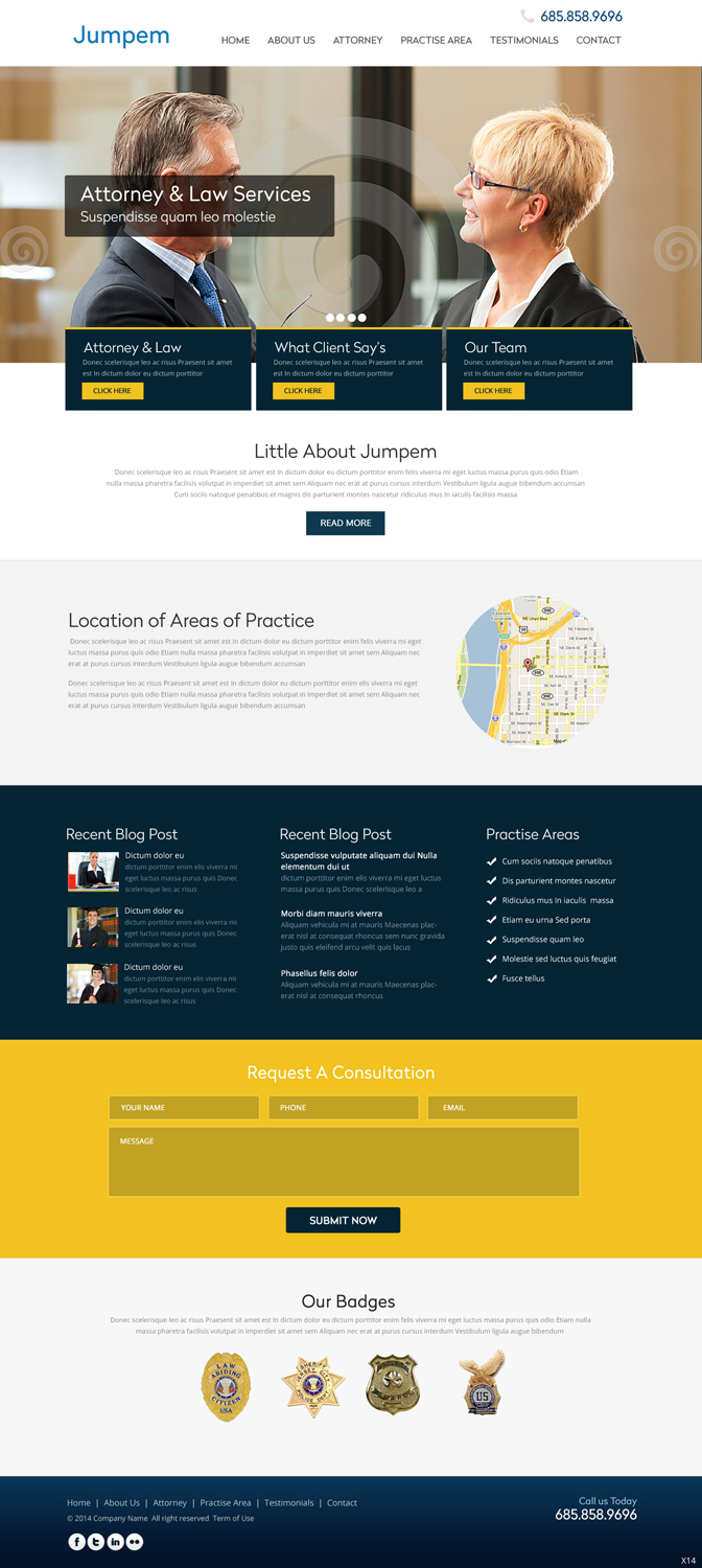 Web Design by pb for Jumpem, LLC | Design #4025453