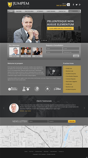 Web Design by pb for Jumpem, LLC | Design: #4025454