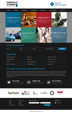 Attorney Website Design | Web-Design von OM