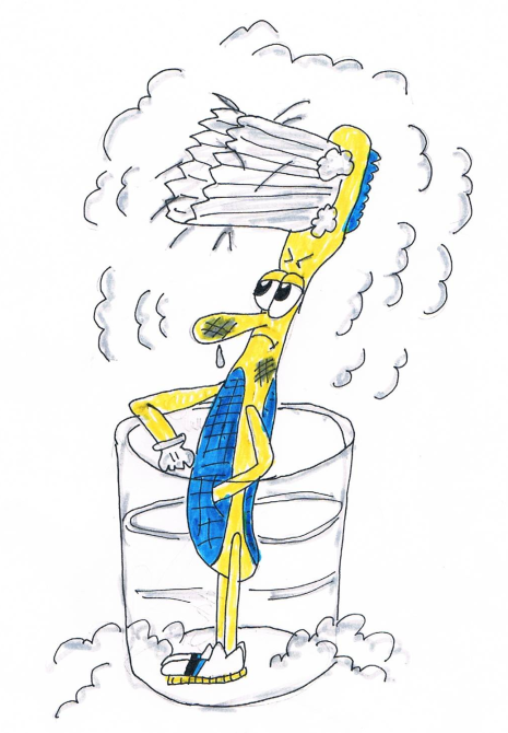 Illustration Design by stevies cartoons for Brush In Time | Design #1118868