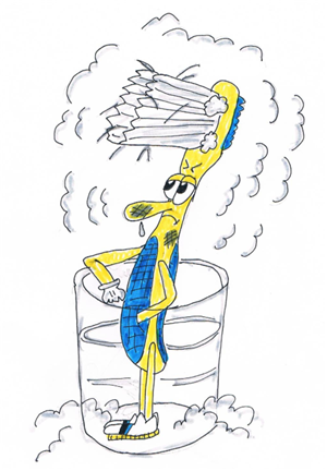 Illustration Design by stevies cartoons for Brush In Time | Design: #1118868