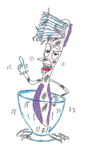 Illustration Design by stevies cartoons for Brush In Time | Design: #1118870