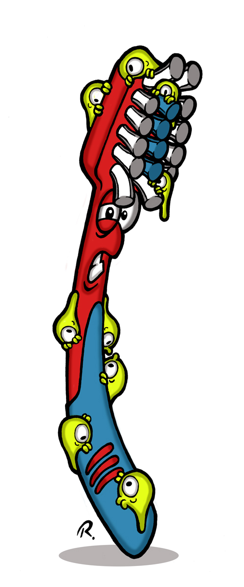 Illustration Design by RussCartoons for Brush In Time | Design #1118625