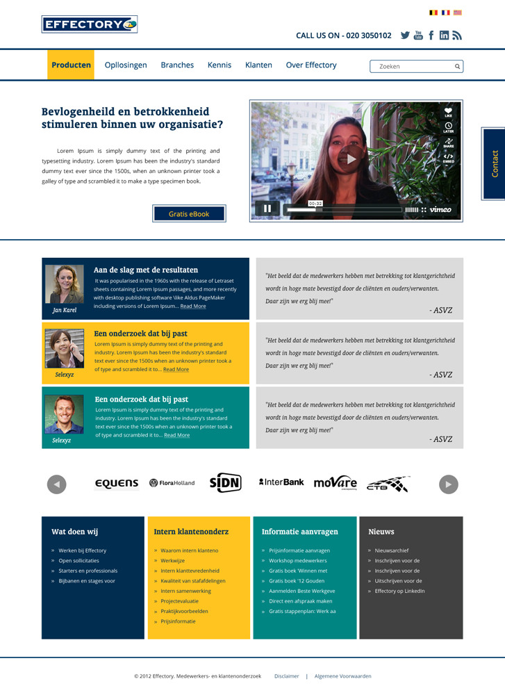 Web Design by Omee for Oox | Design #1140619