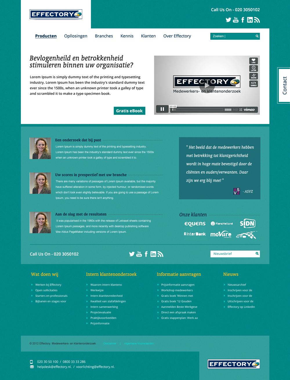 Web Design by Omee for Oox | Design #1150414
