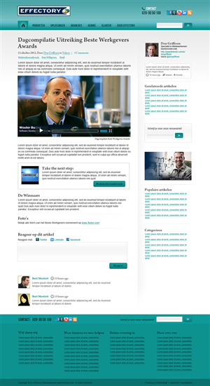 Web Design by creativoangle for Oox | Design: #1134136