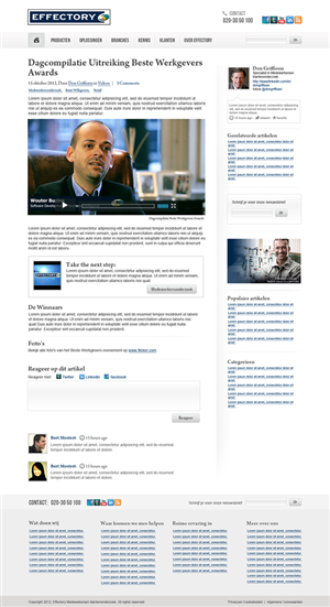 Web Design by creativoangle for Oox | Design: #1134183