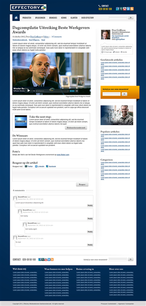 Web Design by creativoangle for Oox | Design: #1138468