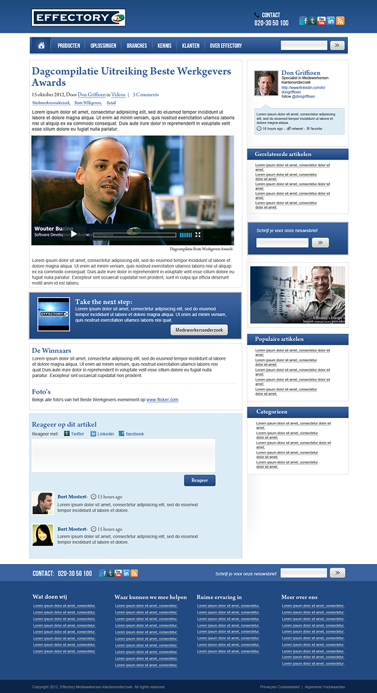 Web Design by creativoangle for Oox | Design #1145489