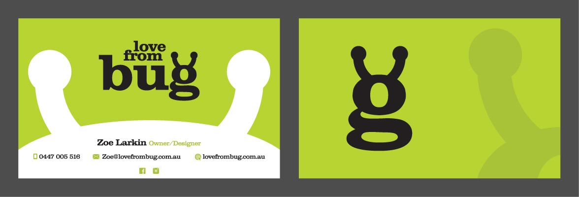 Business Card Design by Hardik Mehta for Love From Bug | Design #4020675