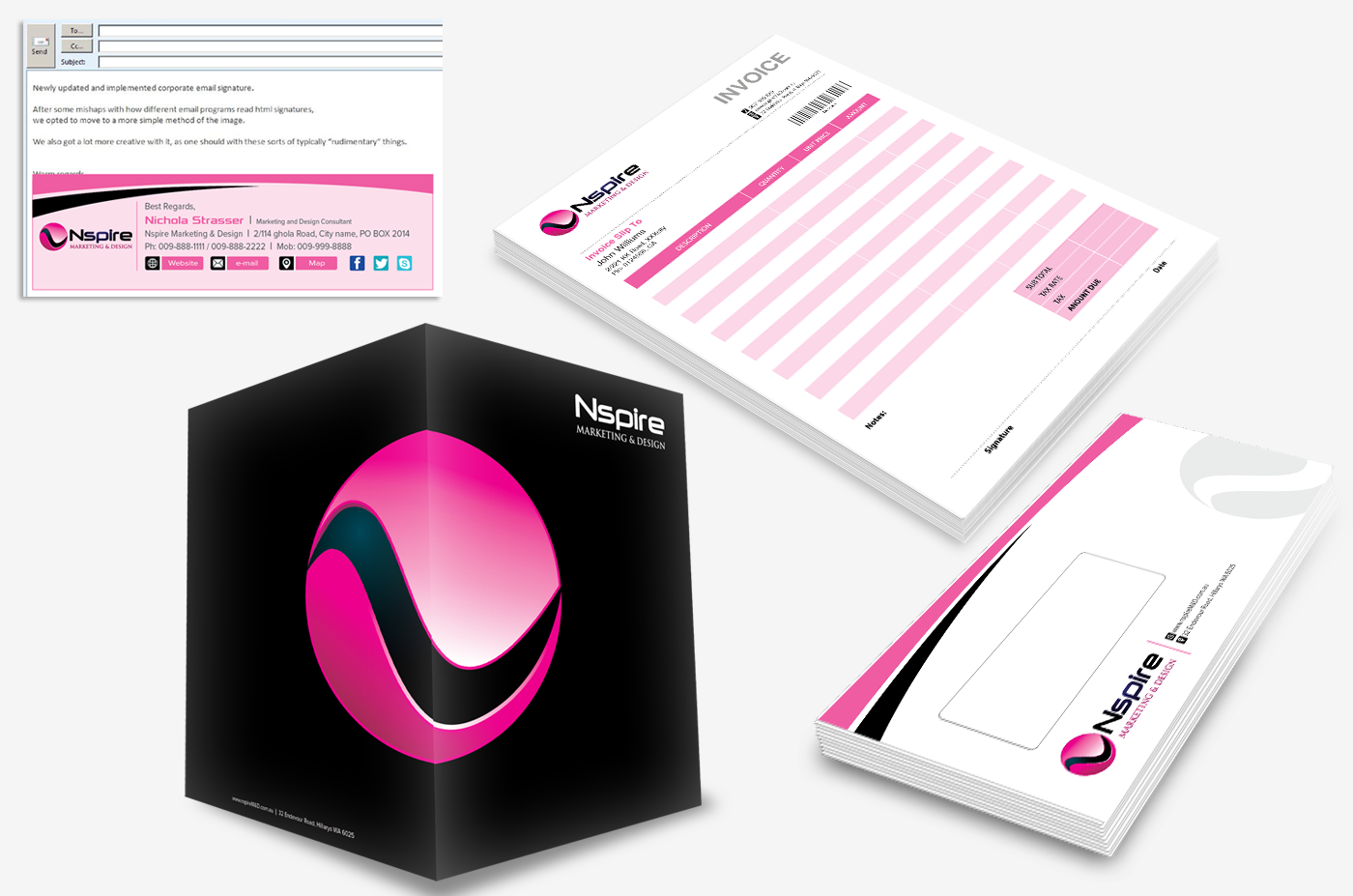 Stationery Design by kousik for this project | Design #4072597