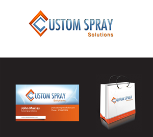 Logo Design by TechWise for Custom Spray Solutions, Inc. | Design #1109249