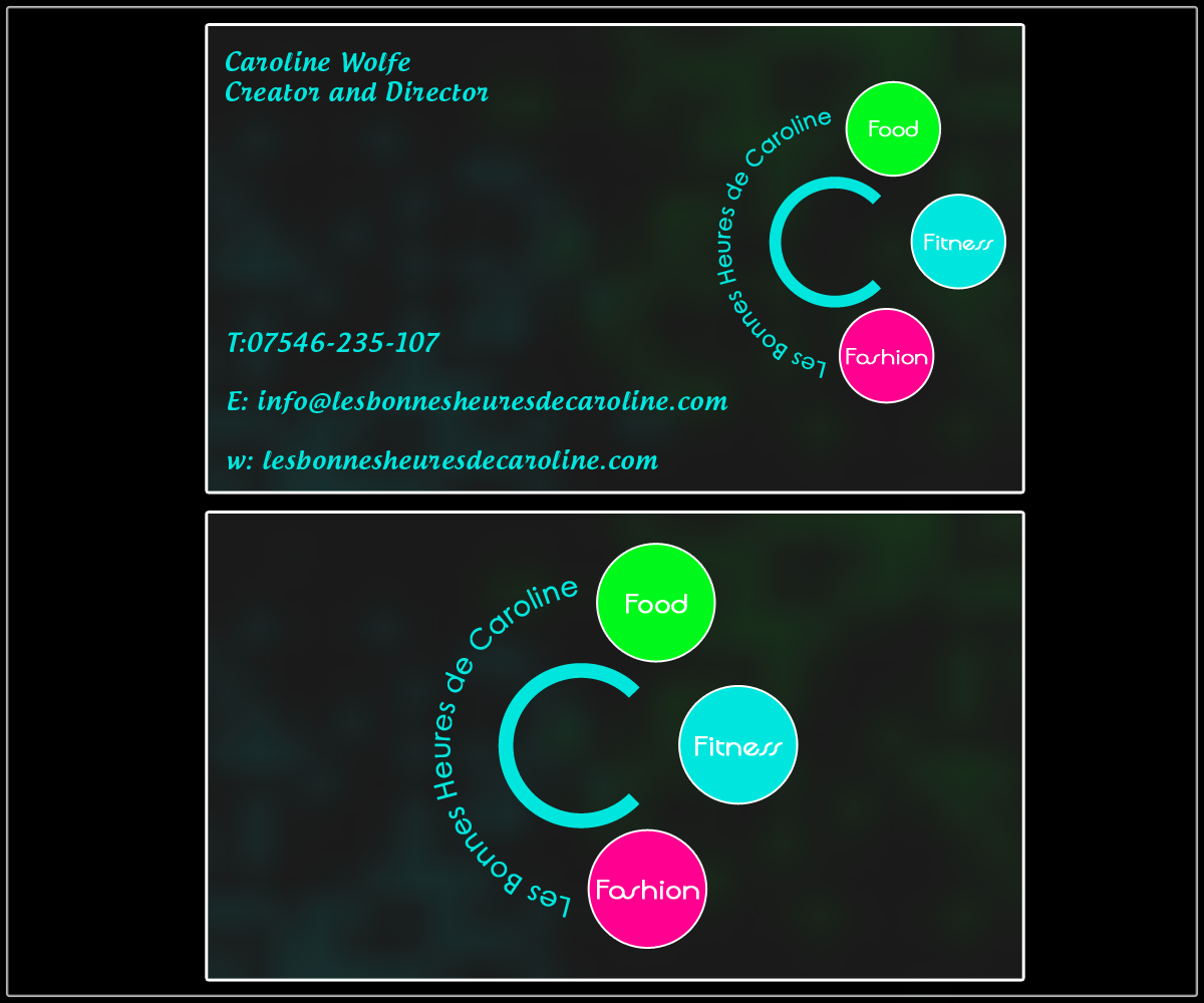 Logo Design by Hafiz Mohammad Yaseen Amin for Les Bonnes Heures de Caroline | Design #4107639