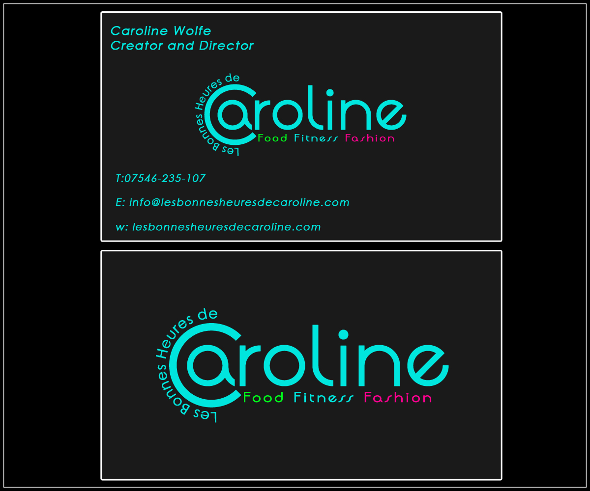 Logo Design by Hafiz Mohammad Yaseen Amin for Les Bonnes Heures de Caroline | Design #4107645