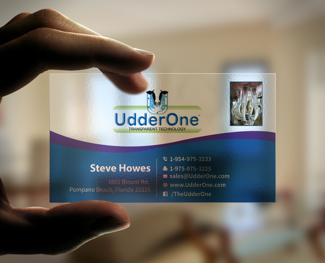 Business Card Design by MediaProductionArt for UdderOne | Design: #4094811