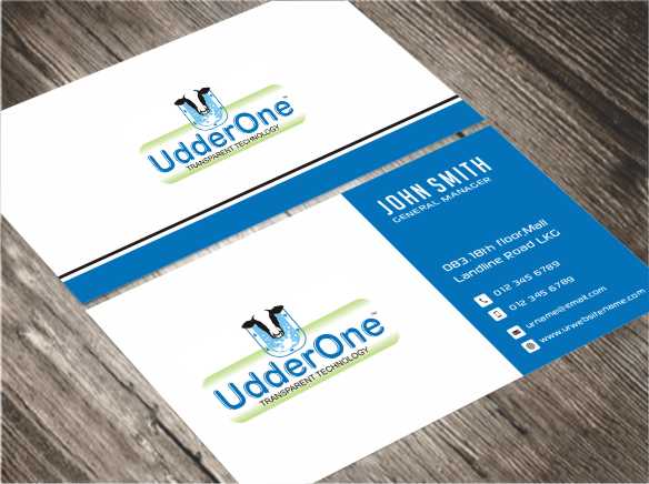 Business Card Design by AwsomeD for UdderOne | Design #4038458