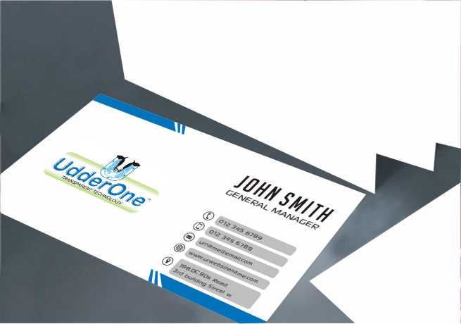 Business Card Design by AwsomeD for UdderOne | Design #4038459