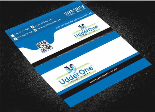 Business Card Design by AwsomeD for UdderOne | Design #4038465