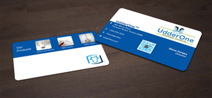 Business Card Design by Pointless Pixels India for UdderOne | Design: #4028492
