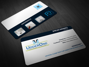 Business Card Design by Pointless Pixels India for UdderOne | Design: #4038492