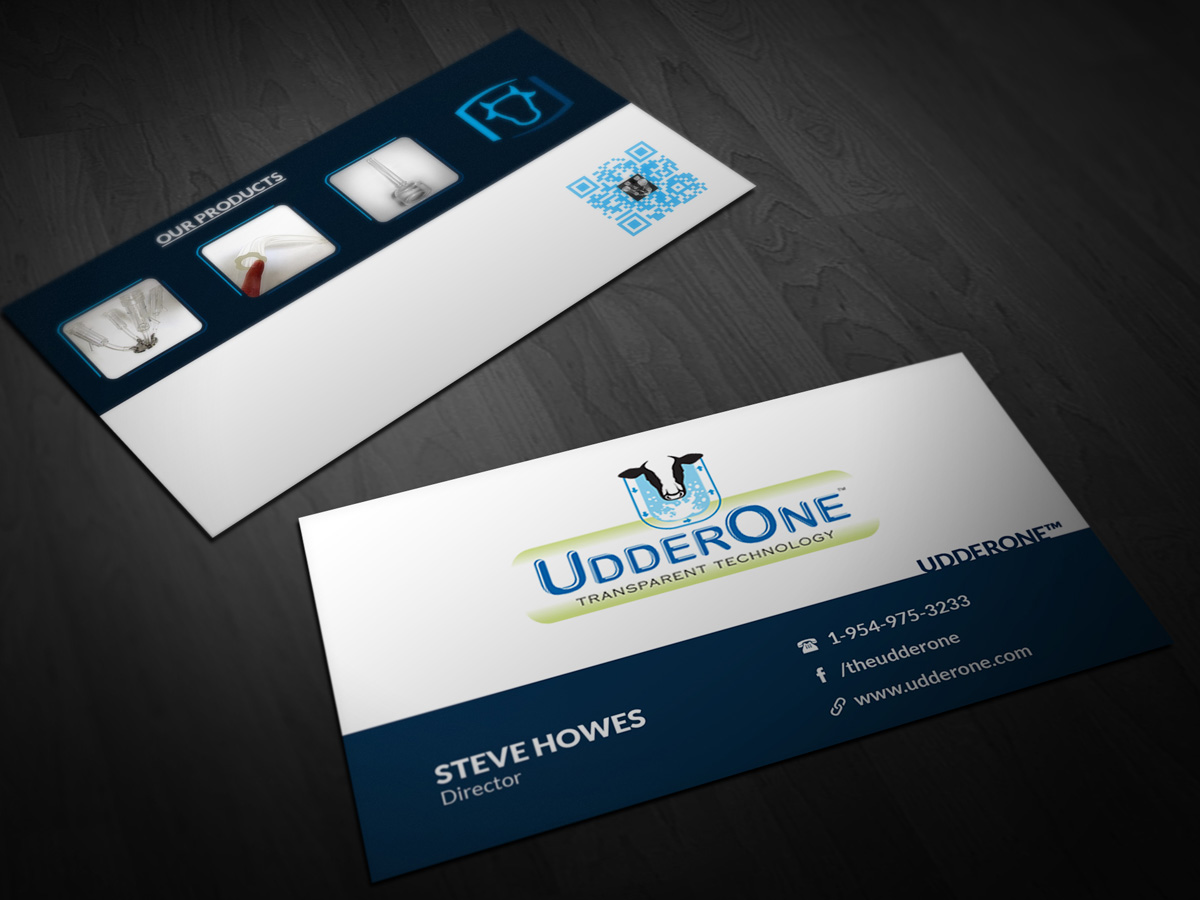 Visitenkarten-Design von Pointless Pixels India für UdderOne | Design #4038671