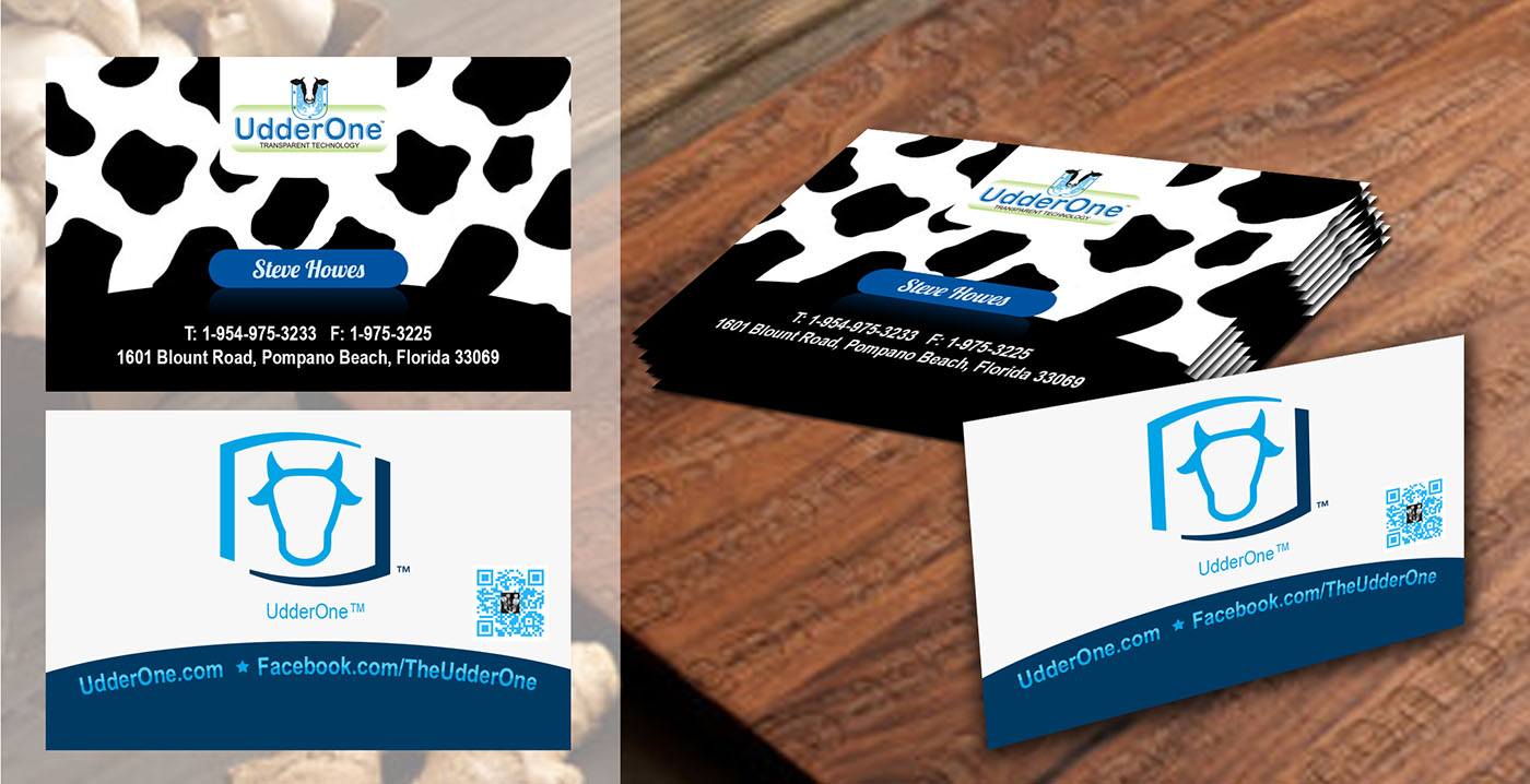 Visitenkarten-Design von Juni für UdderOne | Design #4051748