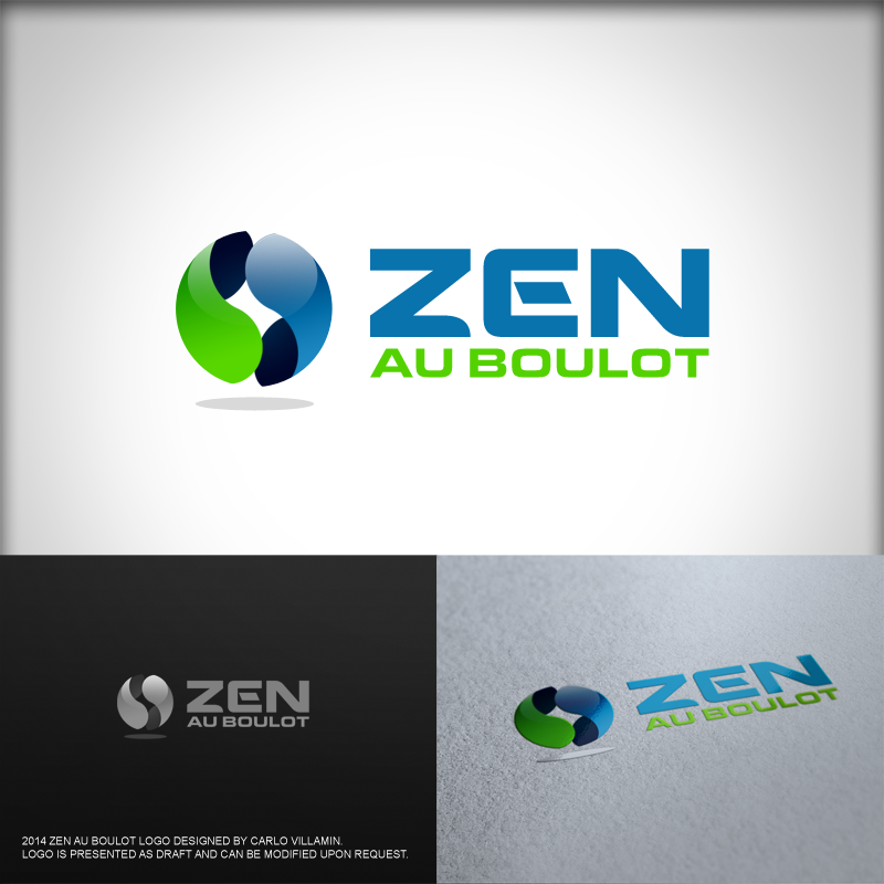 Logo Design by carlomagno for Zen au boulot | Design #4052807