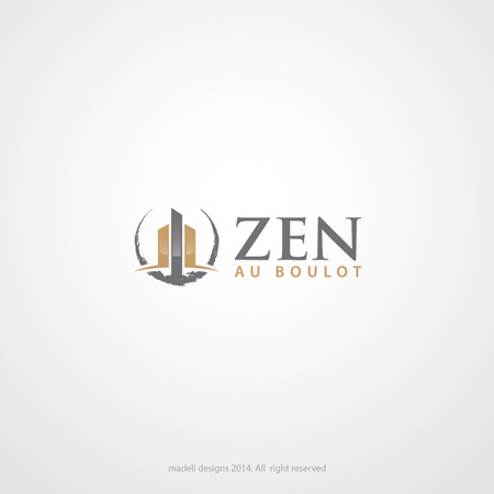 Logo Design by madeli for Zen au boulot | Design #4039050