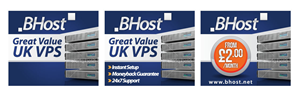 Banner Ad Design by Priyo Subarkah for BHost Limited | Design #1102134