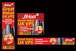 Diseño De Banner Publicitario por Priyo Subarkah para BHost Limited | Diseño: #1118104