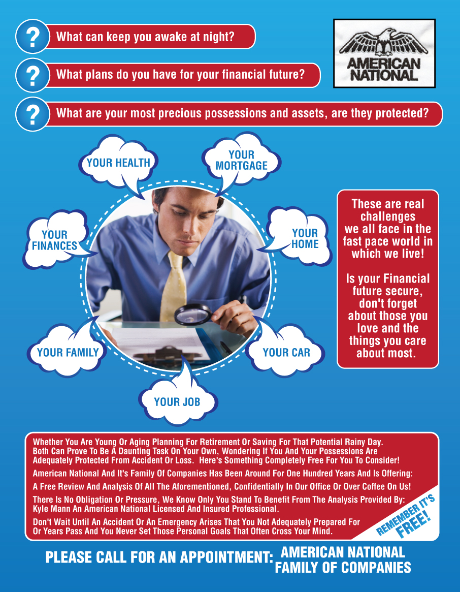 Flyer Design by shakar for American National | Design #4101874