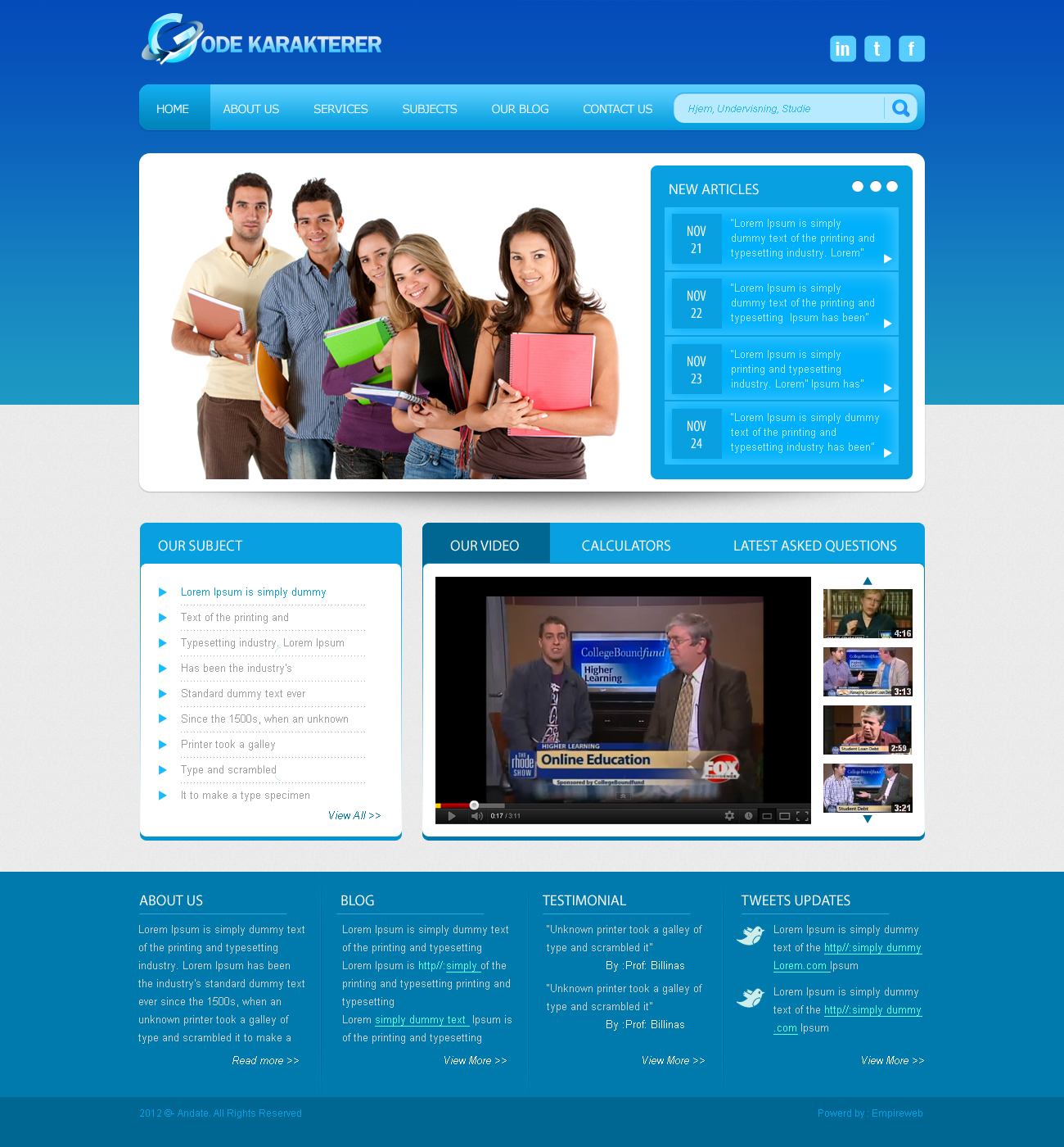 Web Design by Empireweb for this project | Design #1104995