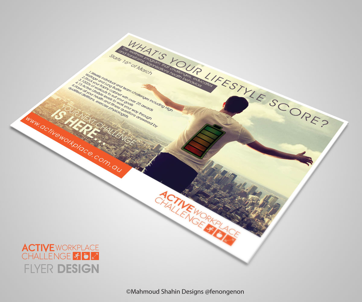 Flyer Design by Mahmoud Shahin for this project | Design #4048161