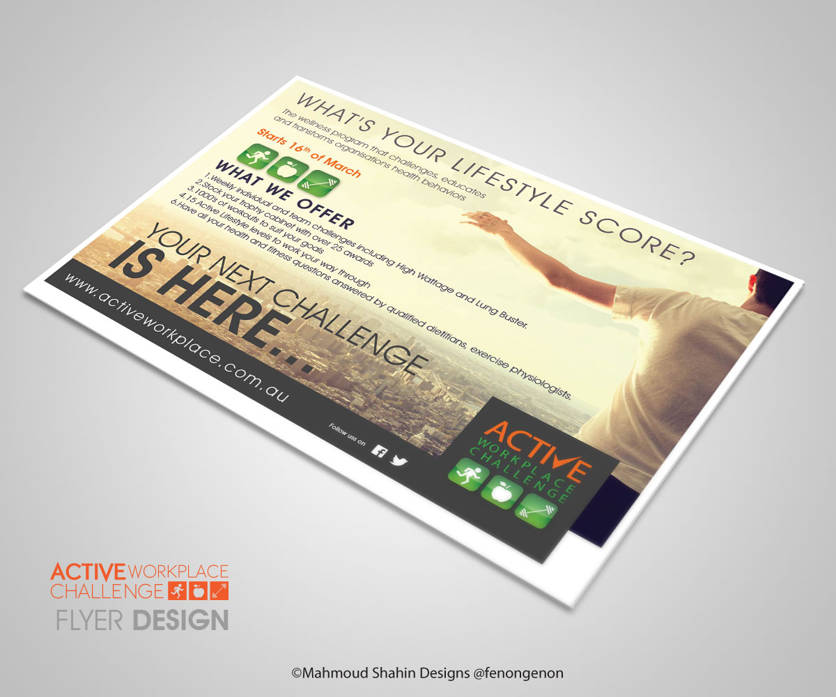 Flyer Design by Mahmoud Shahin for this project | Design #4048169