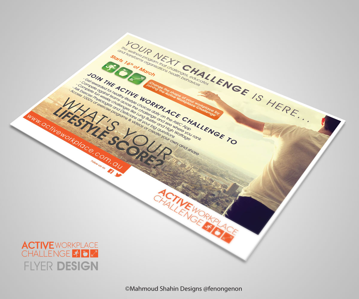 Flyer Design by Mahmoud Shahin for this project | Design #4053528