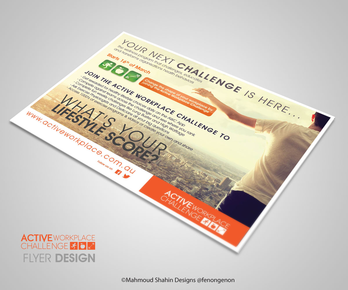 Flyer Design by Mahmoud Shahin for this project | Design #4053533