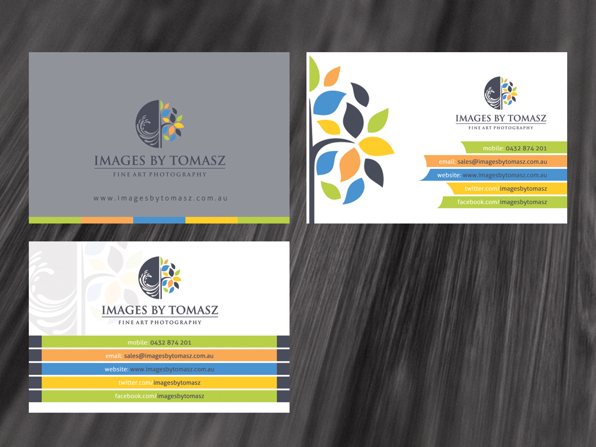 Business Card Design by diRtY.EMM for Images By Tomasz | Design #1103956