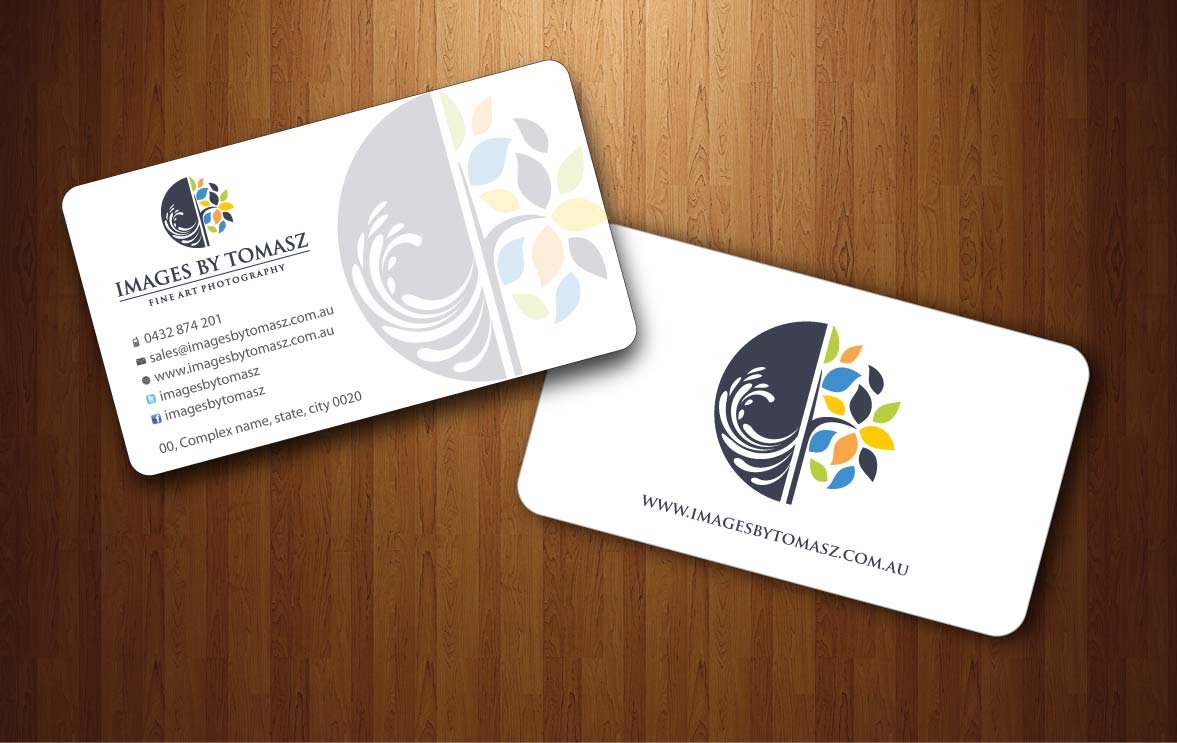 Business Card Design by Sbss for Images By Tomasz | Design #1104614