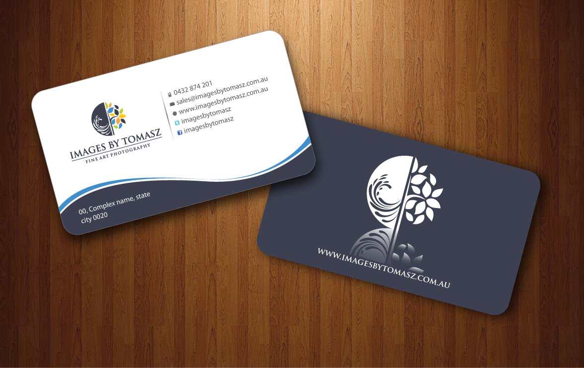 Business Card Design by Sbss for Images By Tomasz | Design #1104621